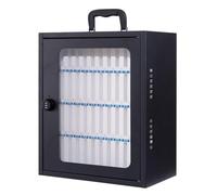 ZTCHSENZT Classroom Cell Phone Locker - Wall-Mounted Storage Cabinet With Lock & Handle No Assembly Needed Secure Storage For Meetings & Factories,One Color-35.5 * 20.5 * 43.5Cm