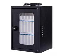 ZTCHSENZT Classroom Cell Phone Locker - Wall-Mounted Storage Cabinet With Lock & Handle No Assembly Needed Secure Storage For Meetings & Factories,One Color-25 * 20.5 * 33.5Cm