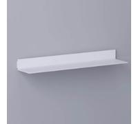 ZTCHSENZT LED Wall Shelves, Aluminum Alloy, Modern Minimalist Display Stand, Illuminated Bookshelf for Living Room, Black 60x20x6cm, Stylish Wall-Mounted Storage Solution,Wei?-80X20X6cm