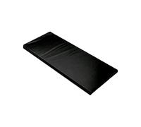 ZTComfy! 1 Pc Outdoor Bench 128 X 50 X 5 CM Foam Cushion Pad [Waterproof] [Removeable Zipper Cover] (Black)