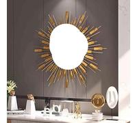 ZTDPHZ Large Gold Wall Clocks,Metal Silent Non-Ticking Wall Quartz Clock for Living Room Office Background 70CM
