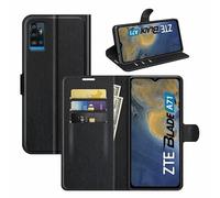 | ZTE Blade A71 mobile phone case cover mobile phone case PU leather with magnetic closure/card slots for ZTE Blade A71 black