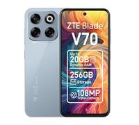 ZTE Blade V70-4G Smartphone - Dual SIM - RAM 8 GB/Internal Memory 256 GB - microSD Slot - 6.7 Inch - 1600 x 720 pixels (120 Hz) - Triple Camera 108 MP, 2 MP - Front Camera 16 MP - Stardust Grey