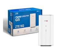 ZTE G5 WiFi 7 5G Router, 3600 Mbps Ultra Fast Home & Office Internet, SIM Slot Unlocked, Dual Band, Connect 128 Devices, 2.5 GbE Port, Smart Antenna - Future Ready WiFi 7