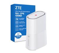 ZTE G5B - Unlocked wireless 5G AX3000 WiFi6 Whole Home Router, Premium Design with low-power consumption, no configuraiton req, parental controls, easy management- UK plug & warranty