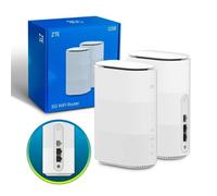 ZTE G5B Unlocked Premium Design 5G Fast WiFi6 Whole Home Router in White Zte White