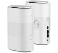 ZTE MC801A HyperBox 5G WiFi Router Unlocked - WWAN - 2-Port-Switch - 802.11a/b/g/n/AC/AX - Dual-Band - débloqué - Blanc