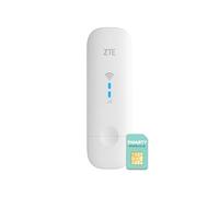 ZTE MF79N, Unlocked Wi-Fi USB Modem, Low Cost Travel Wi-Fi hotspot to 10 devices, External Antenna ports + 2 Year Warranty (White)