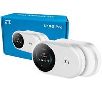 ZTE U10S Pro White, 4G+LTE Mobile Wi-Fi 6, Unlocked Low-Cost Portable Travel WiFi, Connects 32 Devices, 3000mAh 10hr Battery Life, Roams on all World Networks, No Configuration Required