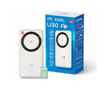 U30AIR 5G Portable Wi-Fi Pocket Router 5G Connectivity Dual Band WiFi Zte White One Size