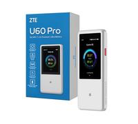 ZTE U60 PRO 5G Unlocked Mobile Wi-Fi Router - Ultra-Fast Portable Hotspot with Dual-Band 5G/4G LTE Connectivity, Supports Multiple Devices, Ideal for Travel, Remote Work & On-the-Go Internet