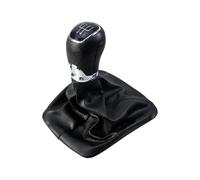 ZTGHUIK Car Gear Shift Knob Compatible with Skoda for Octavia 2 A5 A6 2004-2012 5/6 for Speed Car Stick Gear Shift Knob with PU Gaiter Boot Cover Lever Change Knob(5 Speed)