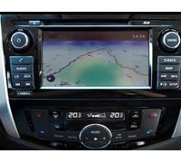 ZTGHUIK Compatible With Nissan For Navara NP300 For Frontier D23 2015 2016 2017 Car GPS Navigation Screen Protector Protective Film Car Tempered Glass Screen(155mmx81mm)