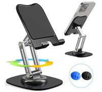 ZTGYGY Metal Phone Stand, Adjustable Foldable Cell Phone Stand Holder for Desk