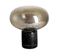 ZTHYSHOZ Table Lamp Marble Table Lamp Glass Study Bedroom Bedside Decoration(Bruin,Medium)