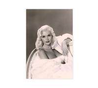 ZTIAFKL Mansfield Black And White Classic Canvas Poster Bedroom Decor Landscape Office Room Decor Gift 16" L X 24" W