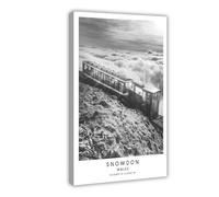 ZTIAFKL Snowdonia National Park Minimalist Canvas Poster Bedroom Decor Landscape Office Room Decor Gift 20x30inch(50x75cm)