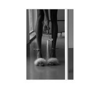 ZTIAFKL Woman Drinking Wine Black And White Vintage Canvas Poster Bedroom Decor Landscape Office Room Decor Gift 24x36inch(60x90cm)