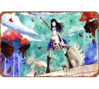 ZTLLFV Alice: Madness Returns Video Game Poster Sign Metal Tin Sign Wall Art Decor - Retro Sign for Home Decor Gifts - 8x12 Inch