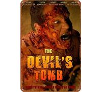 ZTLLFV The Devil's Tomb Posters Retro Metal tin Sign Halloween Tin Sign,Cave,Bar,Club, Home Wall Art Metal Tin Sign 8x12 inches