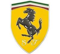 ZTLQ Car Metal Sticker For Ferrari 3D Car Side Emblem Window Decal Stickers Exterior Styling Decoration Auto Accessories