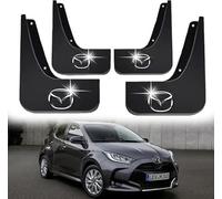 ZTLQ Car Mud Flaps for Mazda 2 Hatchback 2007-2014,with Emblems Logo Car Fenders Splash Guard Tire Mudflaps Fender Mudflaps Splashproof Waterproof Resistance Car Accessories