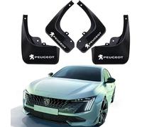 ZTLQ Car Mud Flaps for Peugeot 508 SW 2018-2023,with Emblems Logo Car Fenders Splash Guard Tire Mudflaps Fender Mudflaps Splashproof Waterproof Resistance Car Accessories