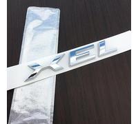 ZTLQ Emblem Letters Replacement for Jaguar XEL,Grille Tailgate Trunk Badge Logo Sticker Decal ABS Car Exterior Tuning Accessories,Silver