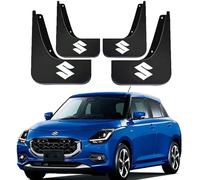 ZTLQ Car Mud Flaps for Suzuki Swift 2023 2024,with Emblems Logo Car Fenders Splash Guard Tire Mudflaps Fender Mudflaps Splashproof Waterproof Resistance Car Accessories