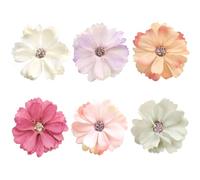 ZTMAKYLH Pack of 60 Artificial Flowers Craft Flowers, Simulation Elegant Flower, Artificial Flowers Decoration, Decorative Flowers, for Weddings, Parties, Home, Scrapbooking, DIY Crafts, Multicoloured