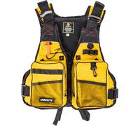 ZTMHRG Fishing Life Jacket for Adult Oxford Cloth Buoyancy Jackets Reflective Strap Breathable Multi-Pocket Fishing Waistcoat Swimming Sailing Boating Life Saving Vest One Size(Yellow)