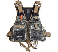 ZTMHRG Fishing Life Jacket for Adult Oxford Cloth Buoyancy Jackets Reflective Strap Breathable Multi-Pocket Fishing Waistcoat Swimming Sailing Boating Life Saving Vest One Size(Green Camouflage)
