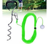 ZTMHRG Golf Training Tool for Drivers & Irons, Golf Rope Swing Trainer with A Golf Ball and 50 Feet Ball Tavel Experience Rope of Ball Flight Feedback No Need to Pick Up