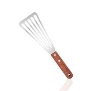 Ztolbriy Fish Slice Stainless Steel Spatula Metal Turner with ABS Solid Handle 11.4 Inch Slotted Spatula for Non Stick Pans BBQ Shovel Professional Egg Flipper Kitchen Cooking Flipping Frying Grilling