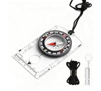 Ztolbriy Hiking Gear Compass with Dial & Whistle, Essential Hiking Gear for Kids Camping Survival, Durable Hiking Gear with Easy-to-Read Design for Outdoor Adventures