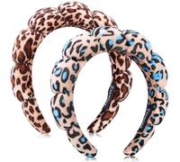 Ztomine Spa Headbands for Washing Face or Facial - Set of 2 Terry Cloth Headbands for Puffy Makeup, Mask, Skin Treatment