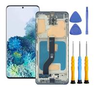 ZTOOYO for Samsung Galaxy S20 Plus 5G Screen Replacement for Samsung S20+ Plus Screen Replacement with Frame for Samsung S20 Plus LCD Display Digitizer SM-G985u G985w G986u G986w Touch Screen Blue