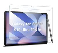 ZtotopCases 2 Pack Screen Protector for Samsung Galaxy Tab S10/S9/S8 Ultra 14.6 Inch 2024/2023/2022,High Definition Tempered Glass for Galaxy Tab S10 Ultra/S9 Ultra/S8 Ultra