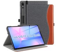 ZtotopCases Slim Canvas Case For Samsung Galaxy Tab S10 FE Plus 10.9" 2025 Model - Lightweight Protective Cover With Auto Wake/Sleep, Reinforced Corners & Precision Cutouts/Canvas Black