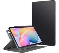 ZtotopCases - Case for Samsung Galaxy Tab S6 Lite 10.4 Inch 2024/2022/2020, Ultra Slim Smart Magnetic Back with Built-in Pencil Holder for SM-P610N/P613N/P615N/P619N/P620N/P625N, Black