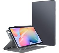 ZtotopCases - Case for Samsung Galaxy Tab S6 Lite 10.4 Inch 2024/2022/2020, Ultra Slim Smart Magnetic Back with Built-in Pencil Holder for SM-P610N/P613N/P615N/P619N/P620N/P625N, Gray