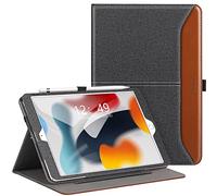 ZtotopCases for iPad 9th / 8th / 7th Generation, 10.2-Inch (2021/2020/2019 Model, iPad 9/8/7), Premium Leather Business Cover with Auto Wake/Sleep Function, Demin Black