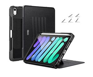 ZtotopCases for iPad Mini 6 2021, [5 Magnetic Stand Angles] Highly Protective Shockproof Cover with Pencil Holder+Support 2nd iPad Pencil+Auto Wake/Sleep for iPad Mini 6th Generation 8.3 Inch, Black