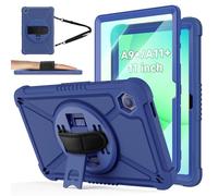 ZtotopCases for Samsung Galaxy Tab A9+ / A11+ 11 Inch 2023/2025, Screen Protector + 360 Rotating Hand Strap, Stand & Shoulder Strap, Case Compatible for Samsung Galaxy Tab A11 Plus and A9 Plus, Blue
