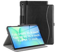 ZtotopCases for Samsung Galaxy Tab S10 FE 2025/S9 FE 2023 10.9 Inch/S9 2023/S8 2022/S7 2020 11 Inch, Multi-Angle Stand Cover with Auto Wake/Sleep & Stylus Holder -Black