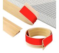 ZTOWOTO 100cm Self-Adhesive Floor Transition Strips Flexible, PVC Threshold Ramp Non-Slip, Carpet Threshold Strip for Floor Gap Covering, Doorways, Tile,Wood (Width:7cm-Original Wood-A5015)