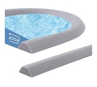 ZTOWOTO 150cm Wet Room Floor Barrier Self-Adhesive,Walk-in Shower Tray Sealing Strip Frameless,Bath Sealant Strip for Wet and Dry Separation,Shower Water Barrier for Sink,Bathroom Door,Kitchen(Grey)