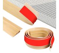 ZTOWOTO 200cm Self-Adhesive Floor Transition Strips Flexible, PVC Threshold Ramp Non-Slip, Carpet Threshold Strip for Floor Gap Covering, Doorways, Tile,Wood (Width:7cm-Original Wood-A5015)