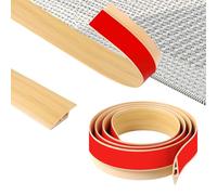ZTOWOTO 200cm Self-Adhesive Floor Transition Strips Flexible, PVC Threshold Ramp Non-Slip, Carpet Threshold Strip for Floor Gap Covering, Doorways, Tile,Wood (Width:5cm-Original Wood-A5010)