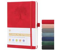 ztowoto Hardback Notebook A5,Thick A5 Lined Notebook For Writing,PU Leather Journal 192 Sheets,8.3 X 5.8'' Note Book With Pen Loop,Elastic Band,Memo Book For Work,Study(Red)